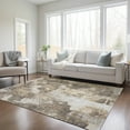 thumbnail image 1 of Addison Rugs Chantille Indoor/Outdoor Transitional Floral Beige Washable Rectangle Rug, 5' x 7'6", 1 of 6