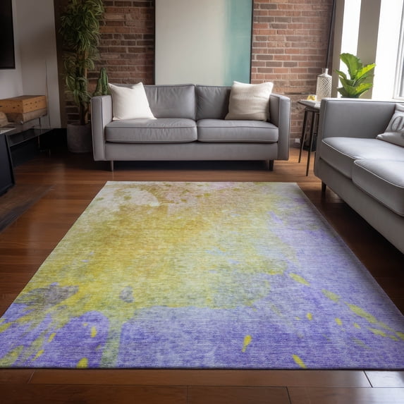 Addison Rugs Machine Washable Indoor/ Outdoor Abstract Solid Chantille Rug Wheat - 2'6" x 3'10"