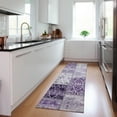 thumbnail image 1 of Addison Rugs Chantille Indoor/Outdoor Transitional Panel Purple Washable Runner Rug, 2'3" x 7'6", 1 of 5