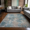 thumbnail image 1 of Addison Rugs Chantille Indoor/Outdoor Transitional Modern Teal Washable Rectangle Rug, 2'6" x 3'10", 1 of 6