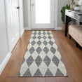 thumbnail image 1 of Addison Rugs Chantille Indoor/Outdoor Transitional Diamonds Gray Washable Runner Rug, 2'3" x 7'6", 1 of 6