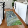 thumbnail image 1 of Addison Rugs Chantille Indoor/Outdoor Contemporary Abstract Green Washable Runner Rug, 2'3" x 7'6", 1 of 6