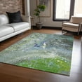 thumbnail image 1 of Addison Rugs Chantille Indoor/Outdoor Contemporary Abstract Green Washable Rectangle Rug, 8' x 10', 1 of 6