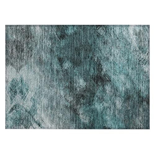 Addison Rugs Chantille ACN590 Blue 2'6" x 3'10" Indoor Outdoor Area Rug, Easy Clean, Machine Washable, Non Shedding, Bedroom, Living Room, Dining Room, Kitchen, Patio Rug