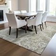 thumbnail image 1 of Addison Rugs Chantille Indoor/Outdoor Contemporary Abstract Taupe Washable Rectangle Rug, 5' x 7'6", 1 of 6