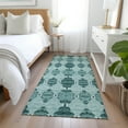 thumbnail image 1 of Addison Rugs Chantille Indoor/Outdoor Transitional Moroccan Teal Washable Runner Rug, 2'3" x 7'6", 1 of 6