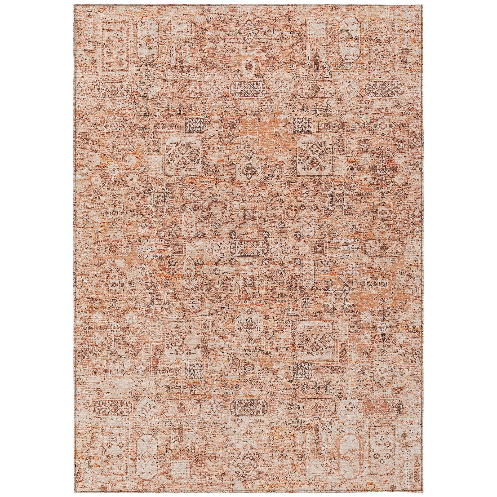 Addison Rugs Chantille ACN611 Salmon 8' x 10' Indoor Outdoor Area Rug ...