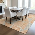 thumbnail image 1 of Addison Rugs Chantille Indoor/Outdoor Transitional Geometric Orange Washable Rectangle Rug, 9' x 12', 1 of 6