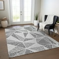 thumbnail image 1 of Addison Rugs Chantille Indoor/Outdoor Transitional Geometric Pewter Washable Rectangle Rug, 9' x 12', 1 of 6