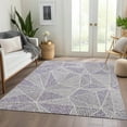 thumbnail image 1 of Addison Rugs Chantille Indoor/Outdoor Transitional Geometric Purple Washable Rectangle Rug, 3' x 5', 1 of 6