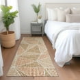 thumbnail image 1 of Addison Rugs Chantille Indoor/Outdoor Transitional Geometric Terracotta Washable Runner Rug, 2'3" x 7'6", 1 of 6