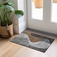 thumbnail image 1 of Addison Rugs Chantille Indoor/Outdoor Transitional Art Deco Gray Washable Rectangle Rug, 1'8" x 2'6", 1 of 6