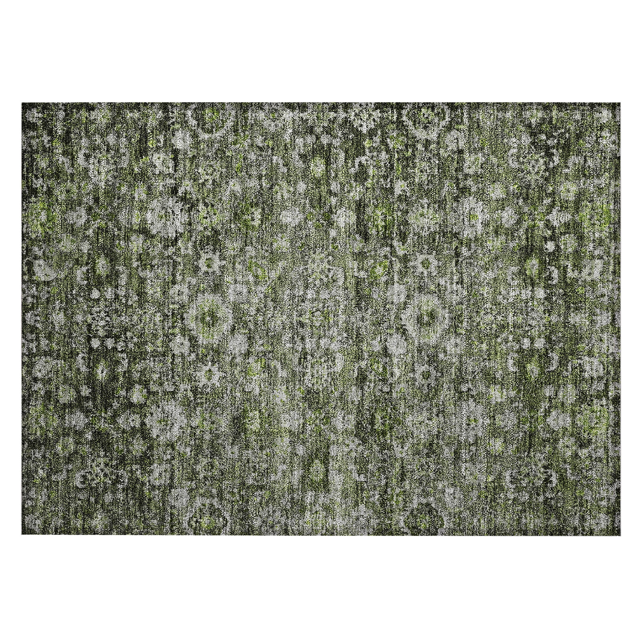 Addison Rugs Chantille ACN651 Green 1'8" x 2'6" Indoor Outdoor Scatter