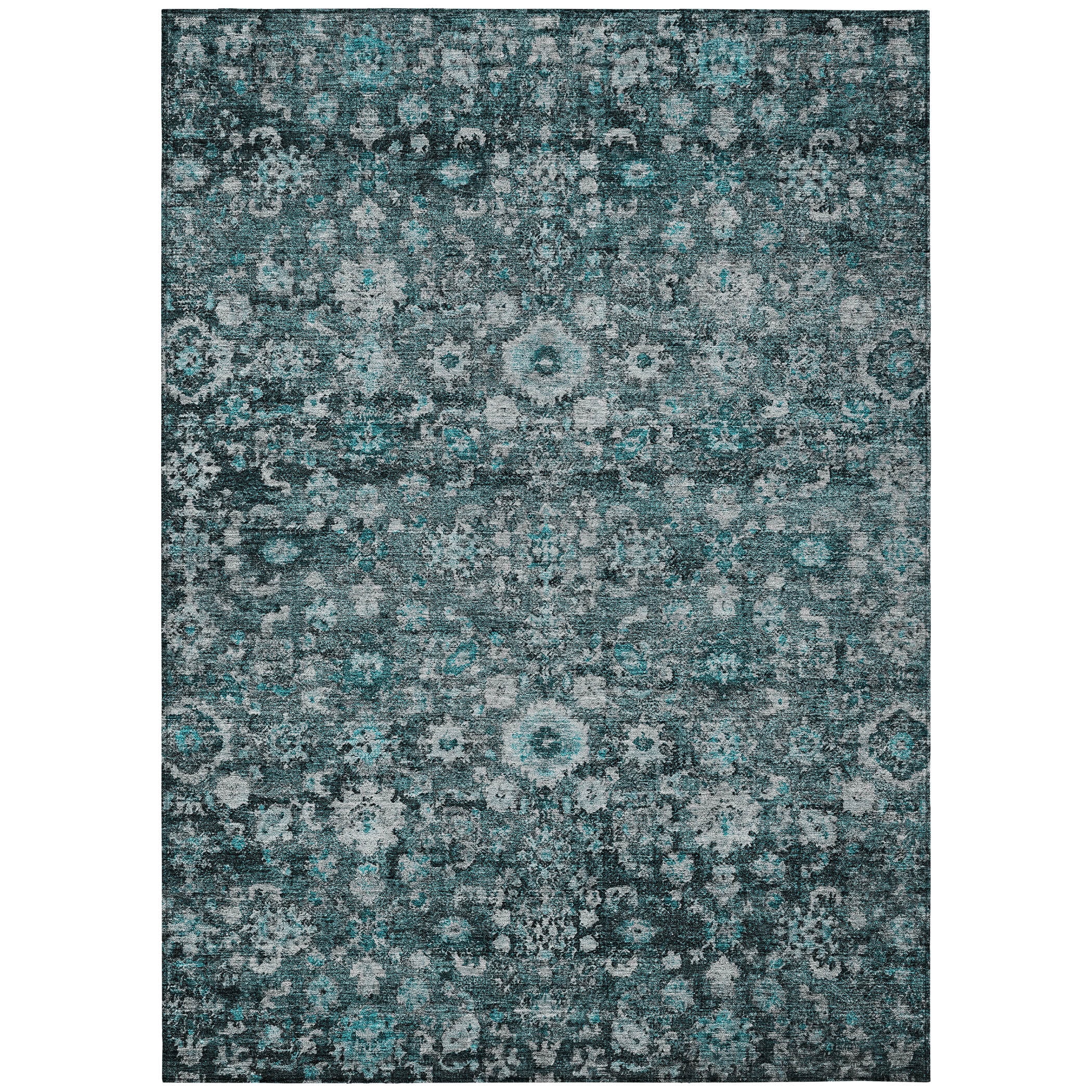 Addison Rugs Chantille ACN651 Teal 9' x 12' Indoor Outdoor Area Rug