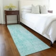 thumbnail image 1 of Addison Rugs Chantille Indoor/Outdoor Transitional Abstract Teal Washable Runner Rug, 2'3" x 7'6", 1 of 6