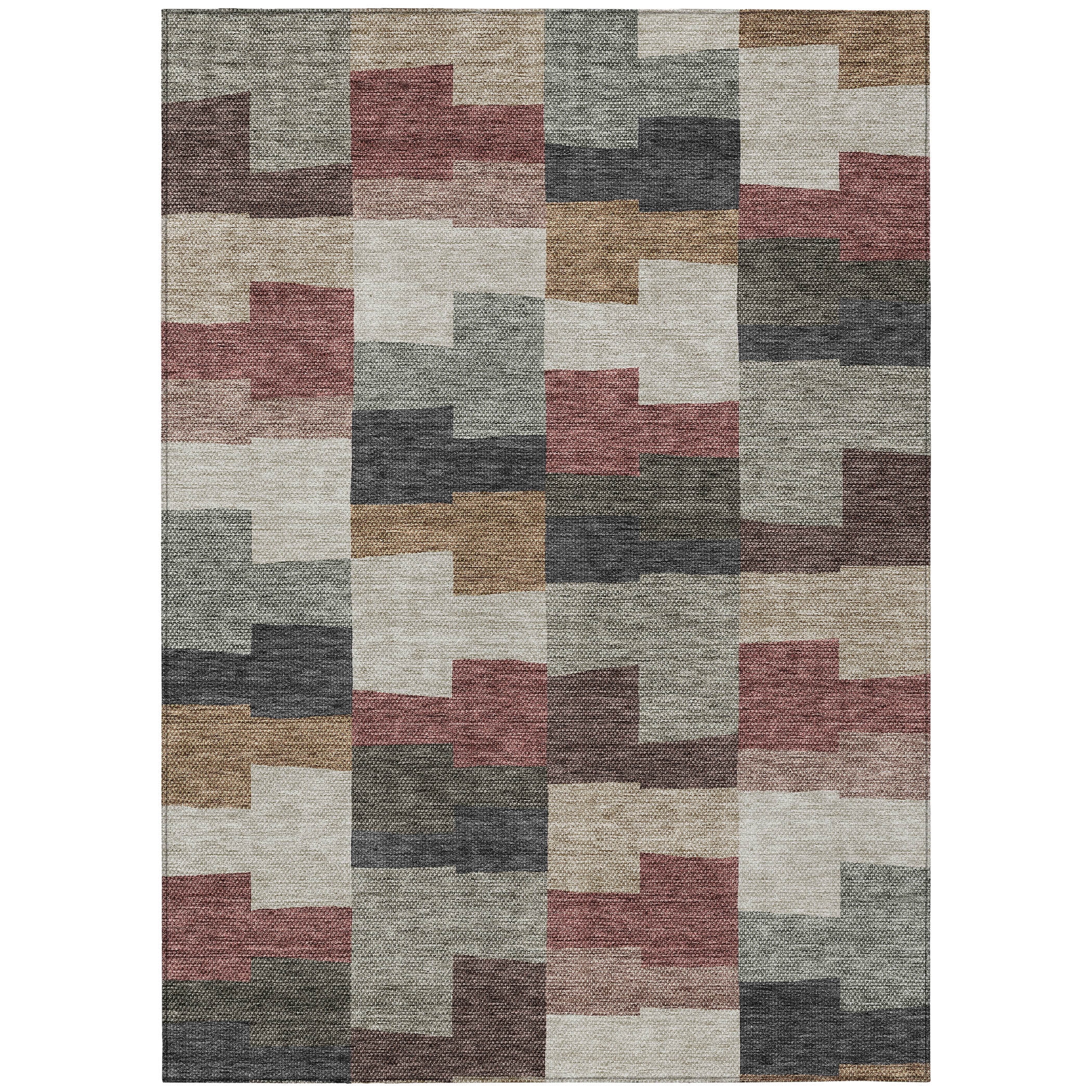 Addison Rugs Chantille ACN659 Paprika 9' x 12' Indoor Outdoor Area Rug ...