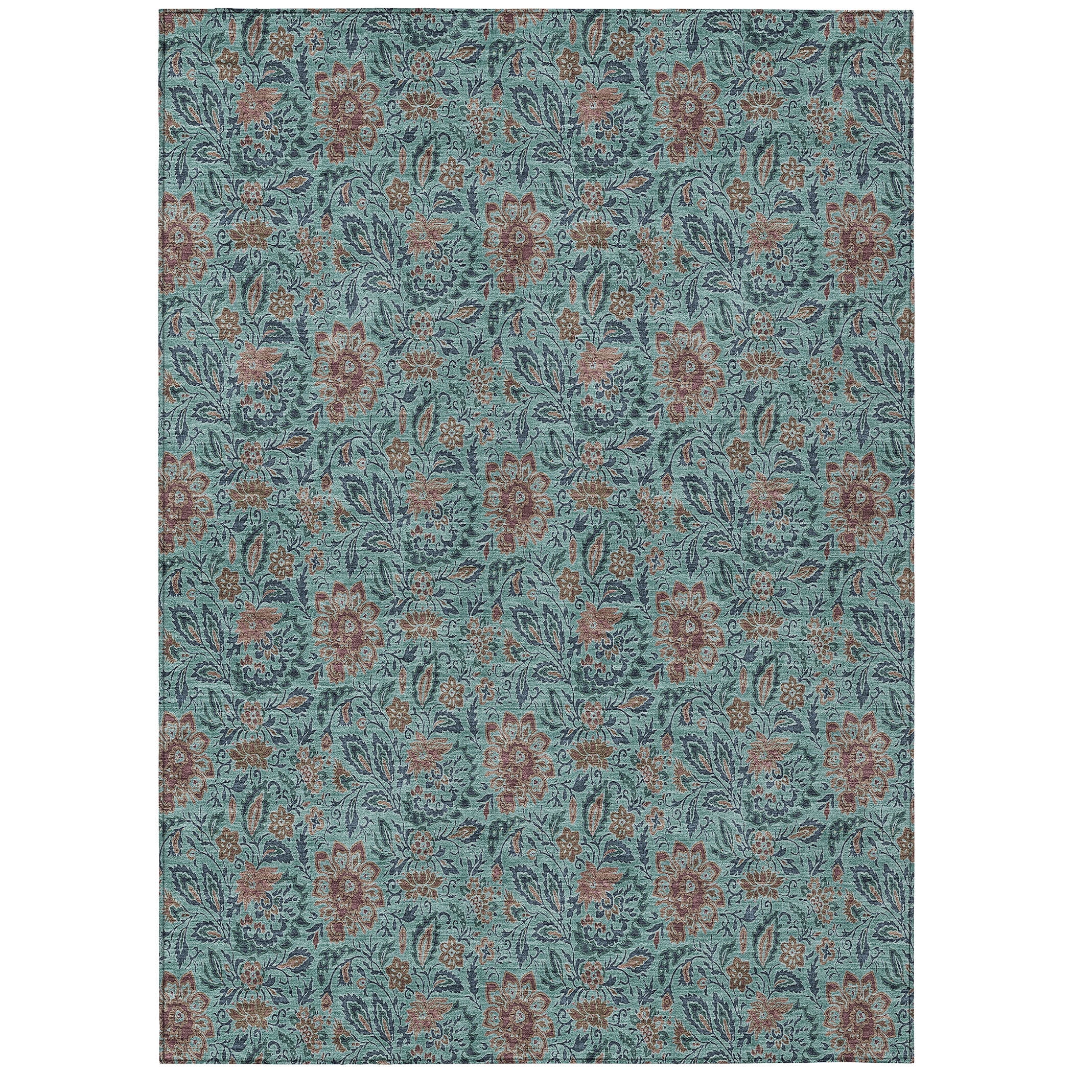 Addison Rugs Chantille ACN660 Teal 9' x 12' Indoor Outdoor Area Rug