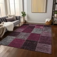 thumbnail image 1 of Addison Rugs Chantille Indoor/Outdoor Transitional Patchwork Merlot Washable Rectangle Rug, 8' x 10', 1 of 6
