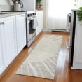 thumbnail image 1 of Addison Rugs Chantille Indoor/Outdoor Transitional Abstract Beige Washable Runner Rug, 2'3" x 7'6", 1 of 6
