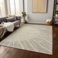 thumbnail image 1 of Addison Rugs Chantille Indoor/Outdoor Transitional Abstract Beige Washable Rectangle Rug, 5' x 7'6", 1 of 6