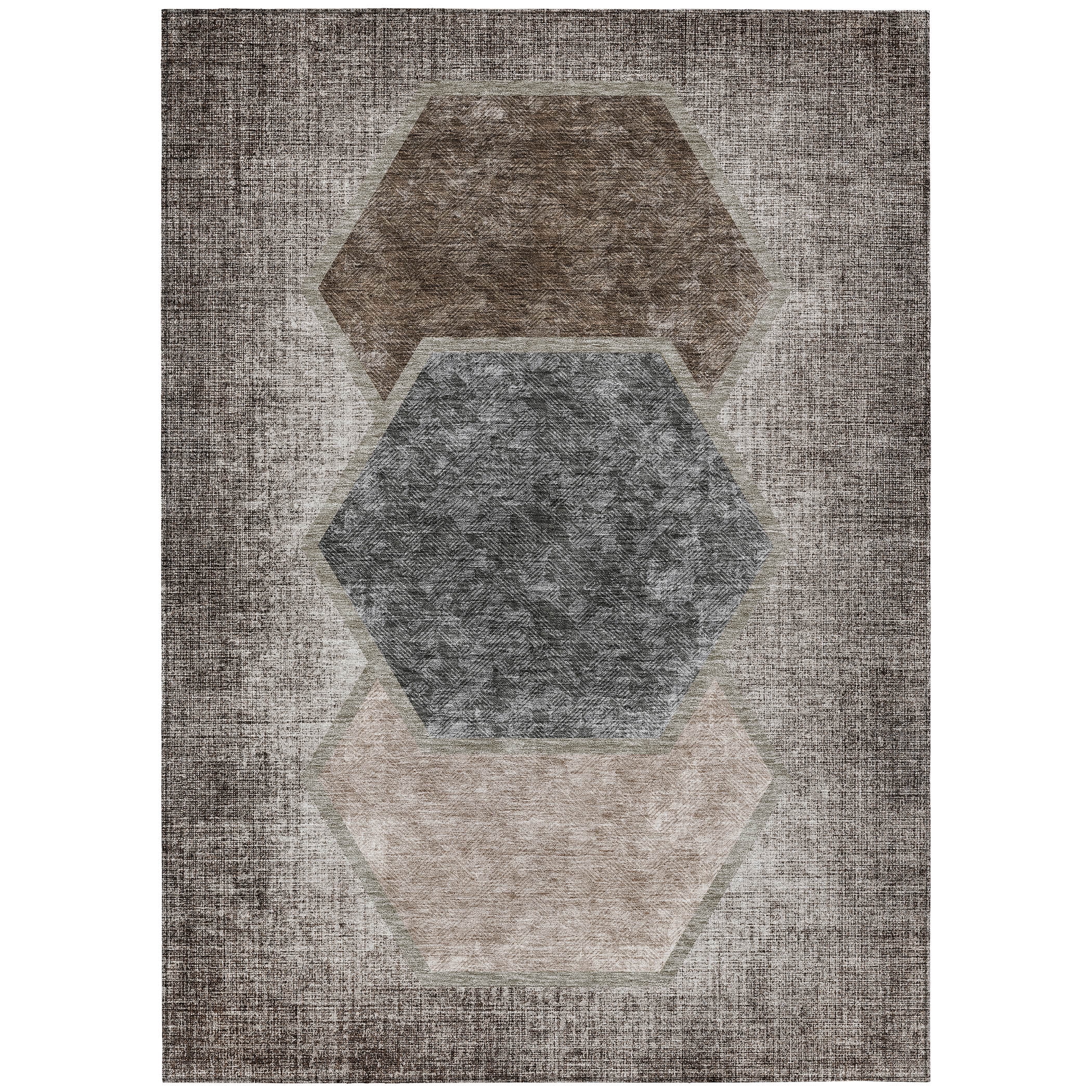 Fudge Geometric 8' x 10' Synthetic Indoor/Outdoor Area Rug