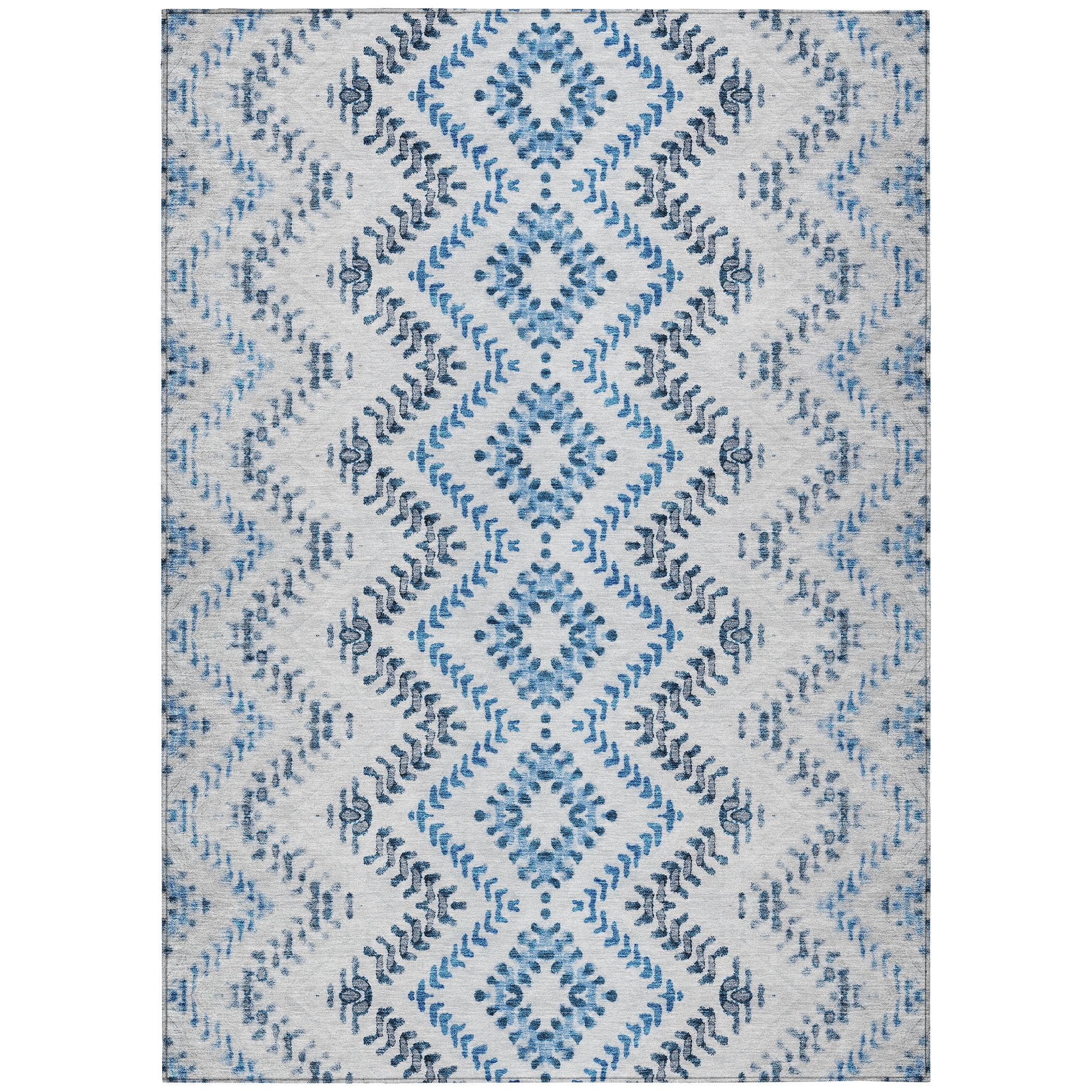 Addison Rugs Chantille ACN684 Blue 3' x 5' Indoor Outdoor Area Rug ...
