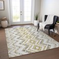 thumbnail image 1 of Addison Rugs Chantille Indoor/Outdoor Transitional Geometric Taupe Washable Rectangle Rug, 5' x 7'6", 1 of 6