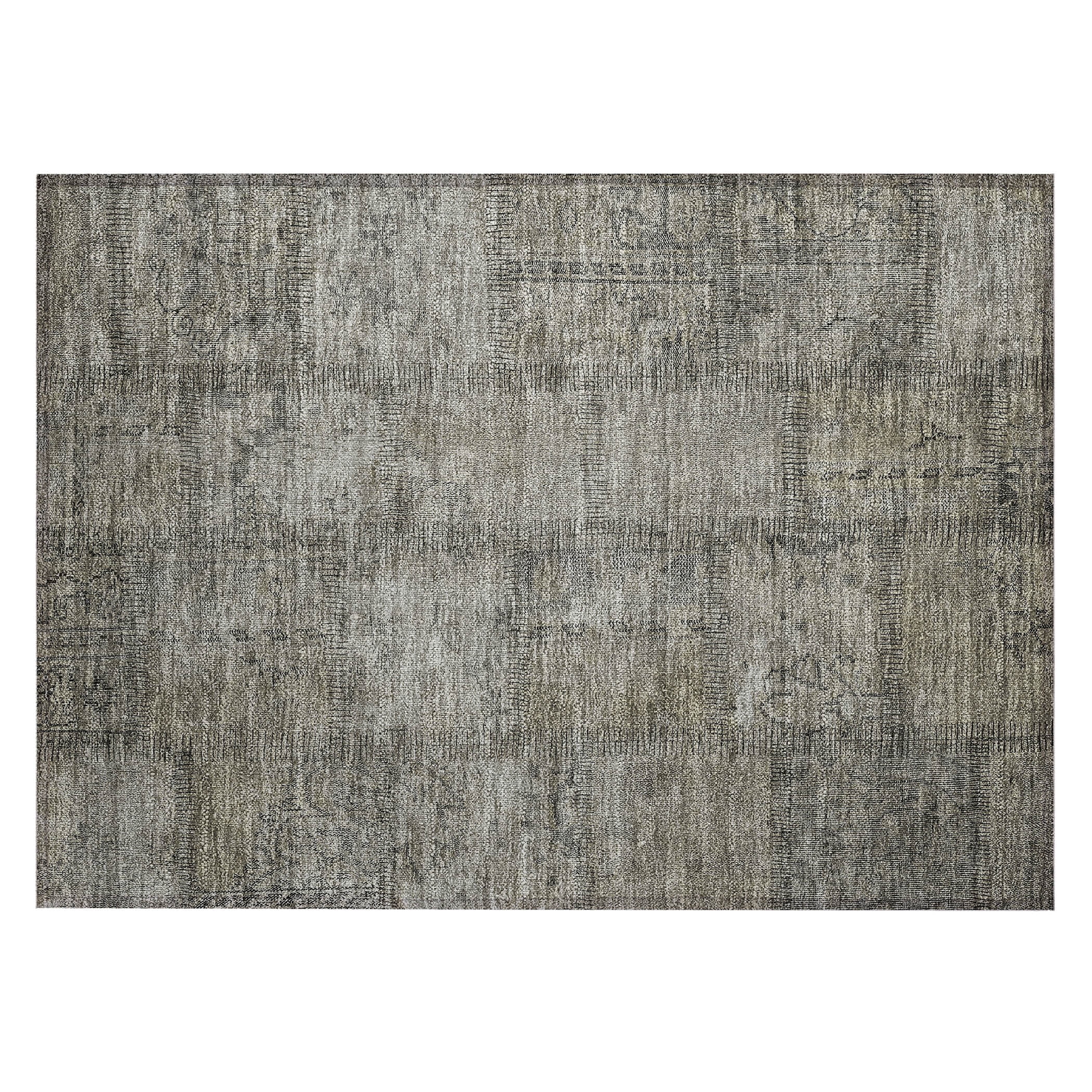 Addison Rugs Chantille ACN685 Taupe 1'8" x 2'6" Indoor Outdoor Area Rug ...