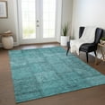 thumbnail image 1 of Addison Rugs Chantille Indoor/Outdoor Transitional Patchwork Teal Washable Rectangle Rug, 10' x 14', 1 of 6