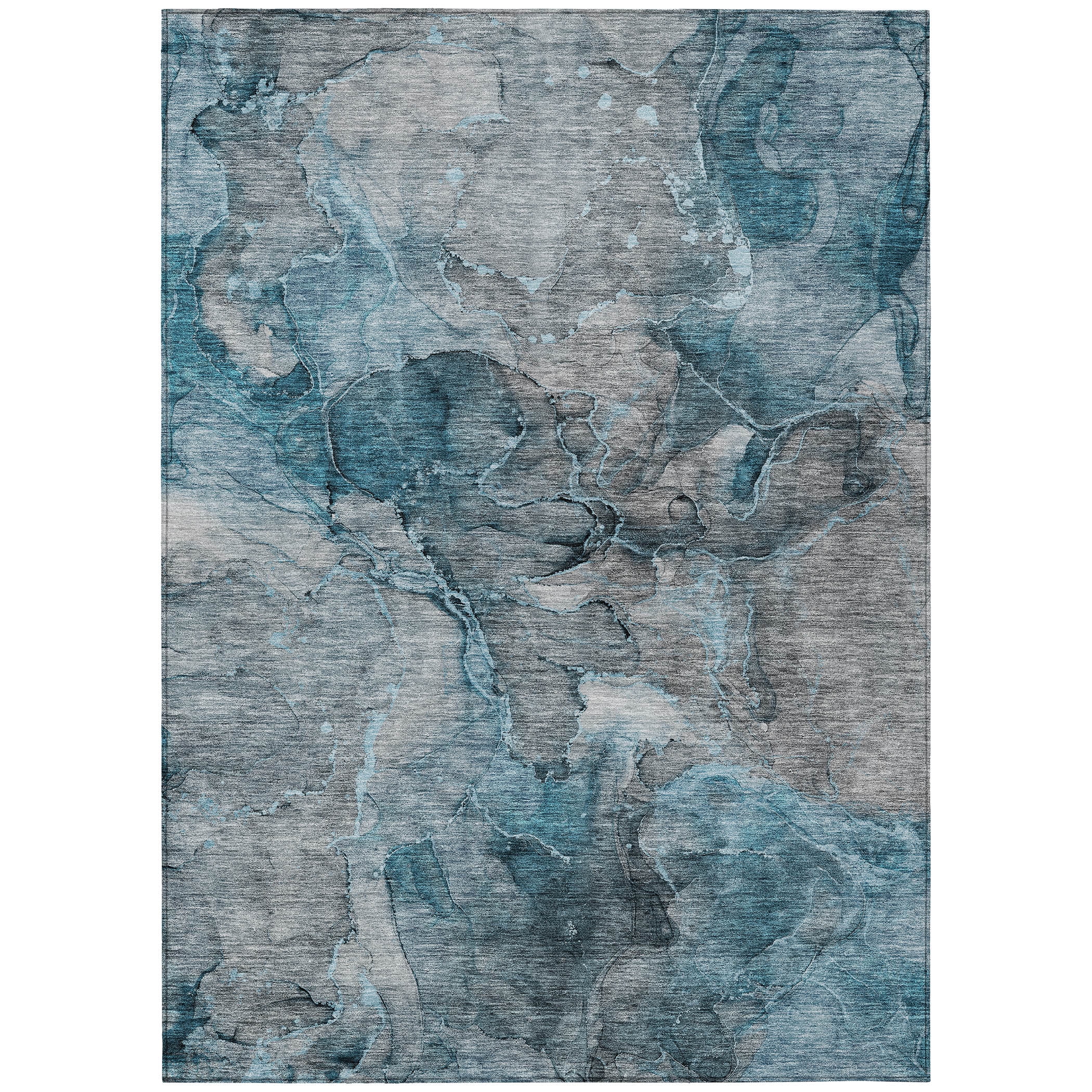 Addison Rugs Chantille ACN689 Teal 9' x 12' Indoor Outdoor Area Rug