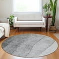 thumbnail image 1 of Addison Rugs Chantille Indoor/Outdoor Transitional Ombre Gray Washable Round Rug, 8' x 8', 1 of 6