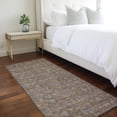 thumbnail image 1 of Addison Rugs Chantille Indoor/Outdoor Transitional Floral Chocolate Washable Runner Rug, 2'3" x 7'6", 1 of 6
