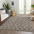 thumbnail image 1 of Addison Rugs Chantille Indoor/Outdoor Transitional Floral Ivory Washable Rectangle Rug, 10' x 14', 1 of 6
