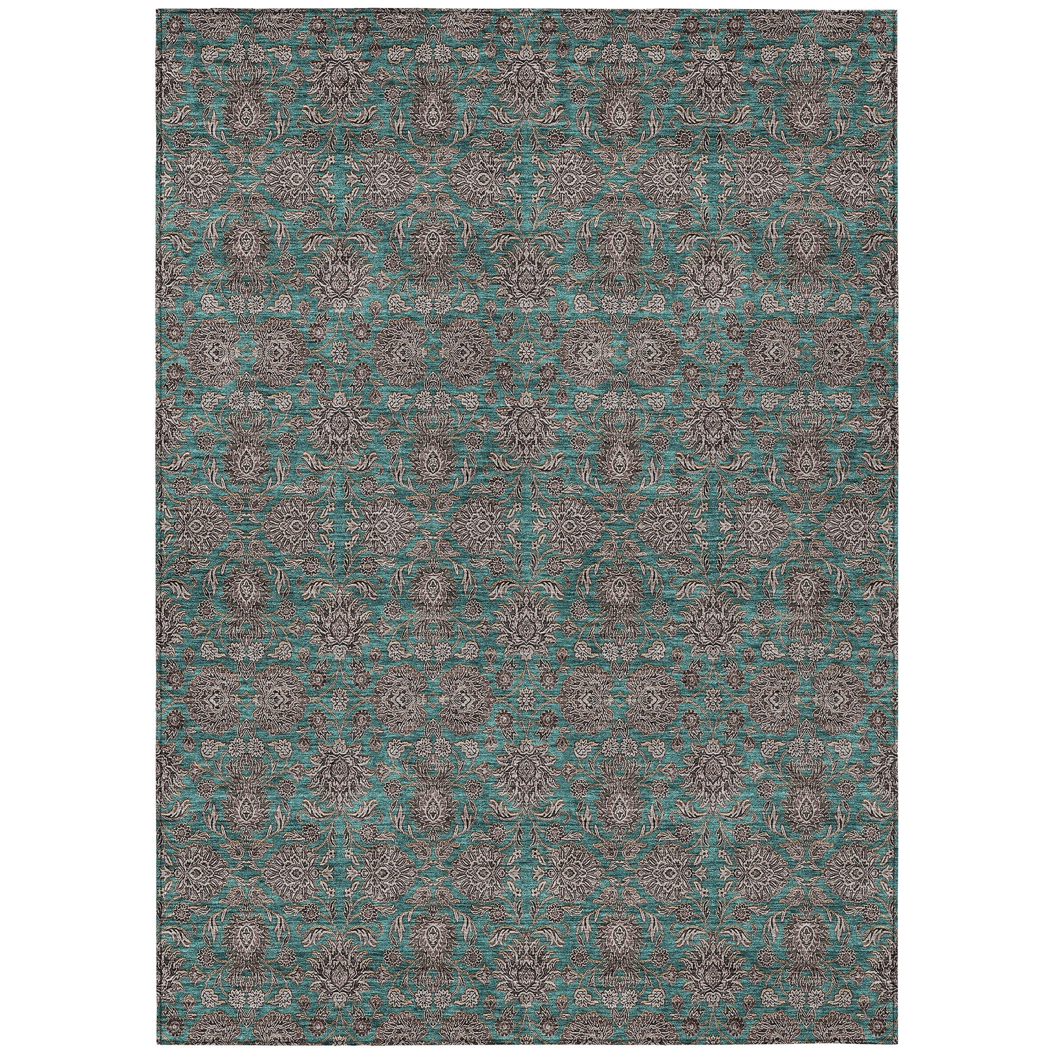Addison Rugs Chantille ACN702 Teal 9' x 12' Indoor Outdoor Area Rug