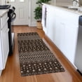 thumbnail image 1 of Addison Rugs Chantille Indoor/Outdoor Transitional Boho Chocolate Washable Runner Rug, 2'3" x 7'6", 1 of 6