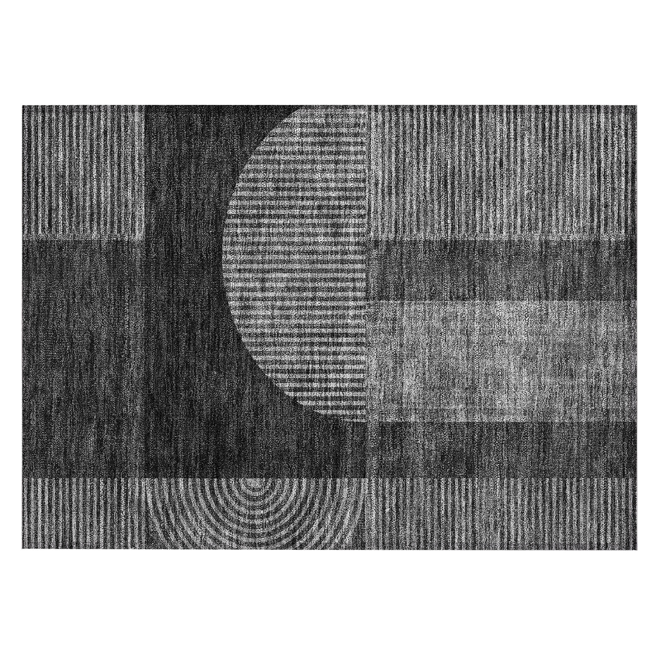 Addison Rugs Chantille ACN711 Charcoal 1'8" x 2'6" Indoor Outdoor Area