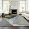thumbnail image 1 of Addison Rugs Chantille Indoor/Outdoor Transitional Art Deco Sage Washable Rectangle Rug, 8' x 10', 1 of 6
