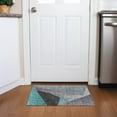 thumbnail image 1 of Addison Rugs Chantille Indoor/Outdoor Transitional Art Deco Teal Washable Rectangle Rug, 1'8" x 2'6", 1 of 6