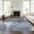 thumbnail image 1 of Addison Rugs Chantille Indoor/Outdoor Transitional Organic Navy Washable Rectangle Rug, 10' x 14', 1 of 6