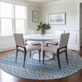 thumbnail image 1 of Addison Rugs Chantille Indoor/Outdoor Transitional Bohemian Sky Washable Round Rug, 8' x 8', 1 of 6