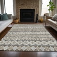 thumbnail image 1 of Addison Rugs Chantille Indoor/Outdoor Transitional Bohemian Taupe Washable Rectangle Rug, 2'6" x 3'10", 1 of 6