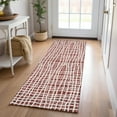 thumbnail image 1 of Addison Rugs Chantille Indoor/Outdoor Transitional Stripes Burgundy Washable Runner Rug, 2'3" x 7'6", 1 of 6