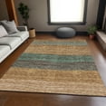 thumbnail image 1 of Addison Rugs Chantille Indoor/Outdoor Transitional Stripes Terracotta Washable Rectangle Rug, 3' x 5', 1 of 6