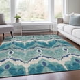 thumbnail image 1 of Addison Rugs Chantille Indoor/Outdoor Transitional Ikat Teal Washable Rectangle Rug, 2'6" x 3'10", 1 of 6