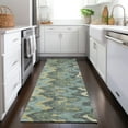 thumbnail image 1 of Addison Rugs Chantille Indoor/Outdoor Transitional Waves Sage Washable Runner Rug, 2'3" x 7'6", 1 of 6