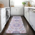 thumbnail image 1 of Addison Rugs Chantille Indoor/Outdoor Transitional Floral Blush Washable Runner Rug, 2'3" x 7'6", 1 of 6
