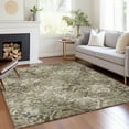 thumbnail image 1 of Addison Rugs Chantille Indoor/Outdoor Transitional Floral Beige Washable Rectangle Rug, 9' x 12', 1 of 6