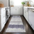 thumbnail image 1 of Addison Rugs Chantille Indoor/Outdoor Transitional Stripes Lavender Washable Runner Rug, 2'3" x 7'6", 1 of 6