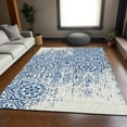 thumbnail image 1 of Addison Rugs Chantille Indoor/Outdoor Transitional Medallions Navy Washable Rectangle Rug, 10' x 14', 1 of 6