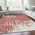 thumbnail image 1 of Addison Rugs Chantille Indoor/Outdoor Transitional Medallions Red Washable Rectangle Rug, 8' x 10', 1 of 6